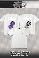 Stusy Pack Of 3 T Shirts Bundle