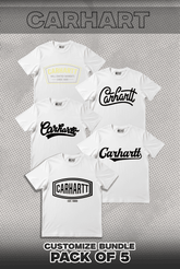 Carhart Pack Of 5 T Shirts Bundle