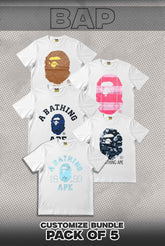 Bap Pack Of 5 T Shirts Bundle