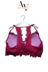 Lace Bralette Red