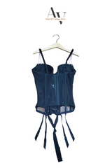 Women Lace Floral Romantic Corset Top