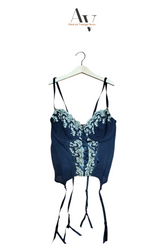 Black Esthetic Corset Top