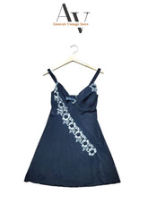 Black Embroided Baby Doll