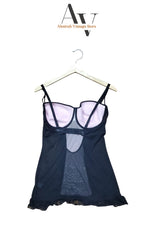 Black With Purple Base Baby Doll