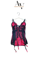 Red And Black Zipper Baby Doll