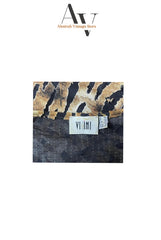 Zebra Print Mash Top