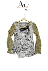 Floral Long Sleeve Mash Top