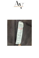 Brown Flutter Sleeve Mash Top