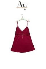 Red with Black border Camsole