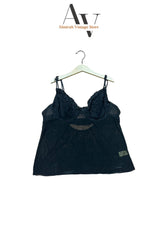 Black Embroidered Camisole