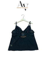 Black Embroidered Camisole
