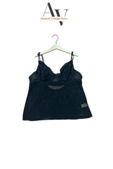 Black Embroidered Camisole