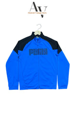 Puma Blue With Black Track Jacket