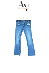 Red Camel Denim Flared Jeans