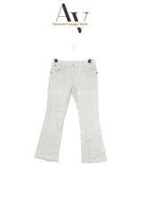 X Mail White Flared Jeans