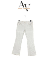 X Mail White Flared Jeans