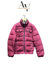 Tommy Hilfiger Maroon Full Sleeves Puffer