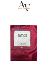 Tommy Hilfiger Denim Maroon Puffer