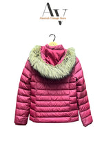 Tommy Hilfiger Denim Maroon Puffer