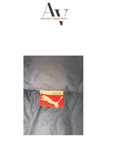 Puma Blue And Black Puffer With Hoodie