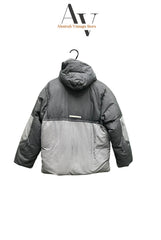 Nike Grey With Black Puffer Hoodie