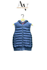 Tommy Hilfiger Blue Vest Hoodie Puffer