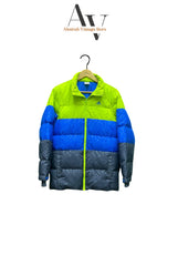 Adidas Green, Blue, And Black Puffer
