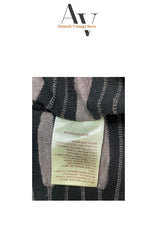 Black And Grey Layered Mash Top