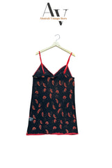 Black And Red Night Dress Lingerie