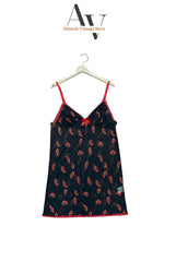 Black And Red Night Dress Lingerie