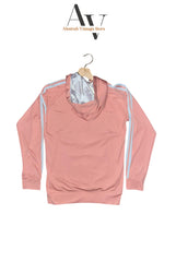 Addidas Pink Track Jacket Hoodie