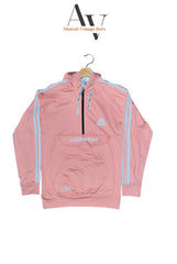 Addidas Pink Track Jacket Hoodie