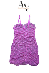 Pink Heart Printed Dress