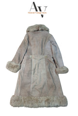 Long Light Brown Afghan Coat