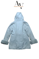 Long Silver Afghan Coat