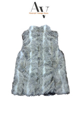 Light Grey Afghan Vest