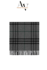 Burberry-Gray Nova Check Scarf