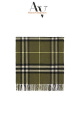 Burberry-Green Nova Check Scarf