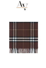 Burberry-Dark Maroon Nova Check Scarf