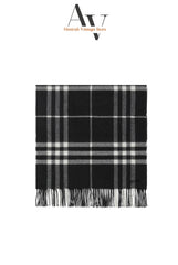 Burberry-Black Nova Check Scarf