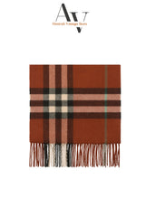 Burberry-Orange Nova Check Scarf