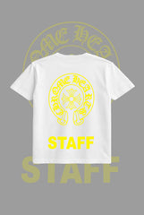 Chrome Heart Yellow Staff T Shirt