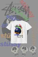 Stusy 8 Ball Skull T-Shirt