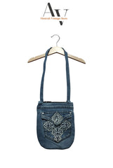 Denim Cross Body III Bag
