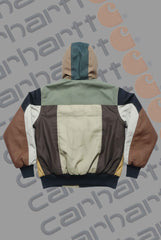Carhart Multi Color Style Upgraded Patch Work II Hoodie