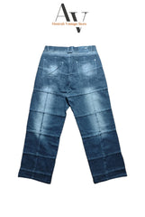 Lined Hip Hop Jeans