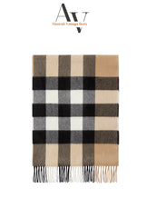 Burberry-Beige Nova Check Scarf
