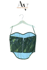 Camo Print Corset Top