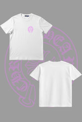 Chrome Heart Purple Logo T Shirt