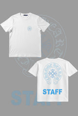 Chrome Heart Blue Staff T Shirt